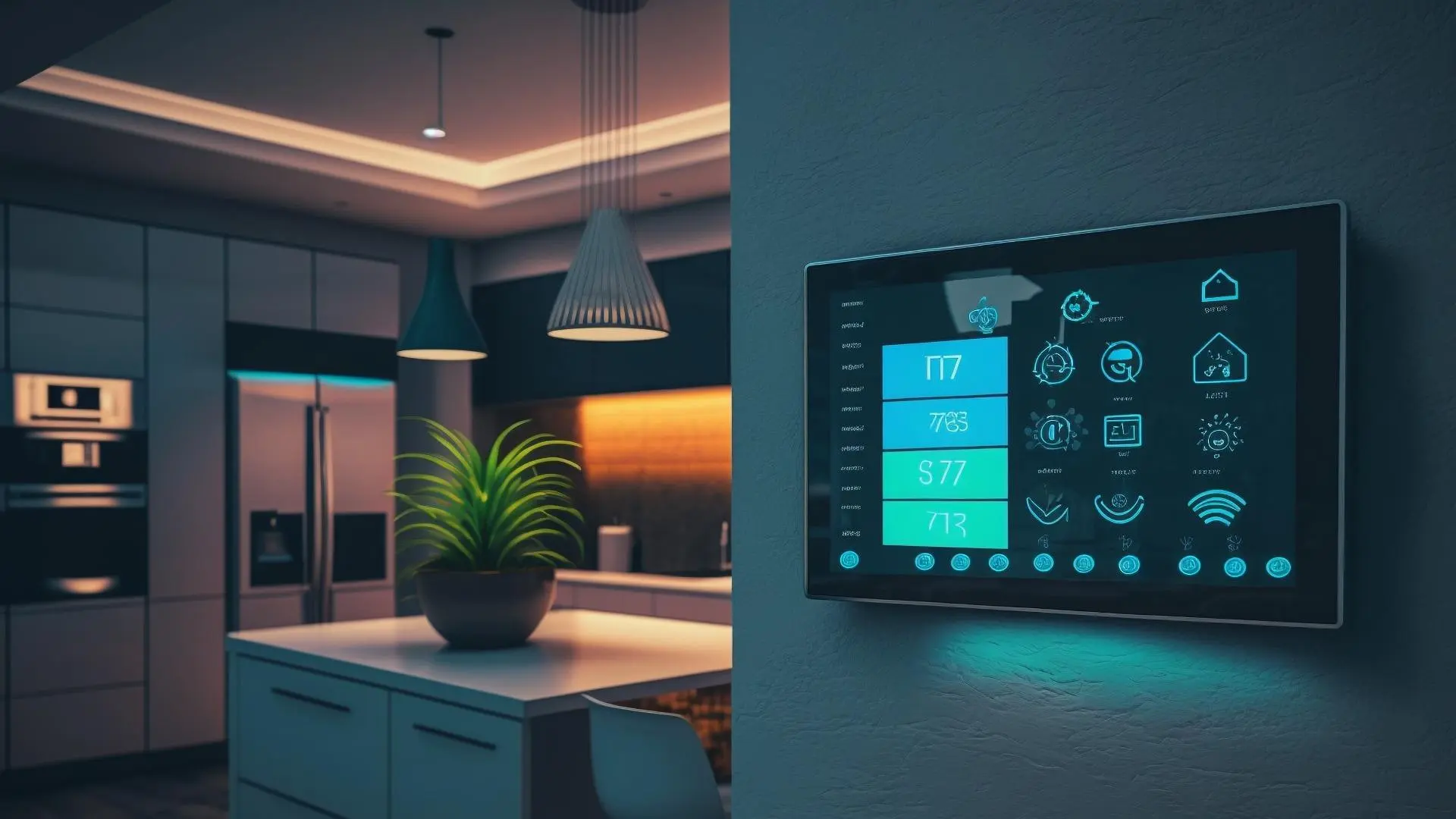 Smart home automation system in Dubai villa